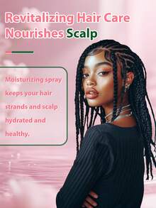 Goiple Rose Water Mist, Hair Refreshing Spray, 2-In-1 Detangling Comb With Spray, Moisturizes And Smooths Frizz, Rose Water Hydrating Mist Suitable For Dreadlocks, Braids, Curly Hair, Spiral Hair And Wavy Hair, Refreshing Formula, Suitable For All Hair Types - Travel Size - View 6