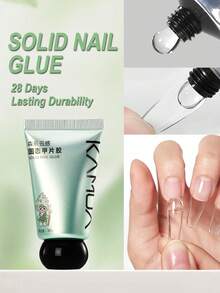 KAMUA 30g 固體美甲膠，強力黏著透明壓入式壓克力美甲片，透明硬質 3D 凝膠，專為假指甲設計，超強凝膠，UV 光固化硬膠，3D 雕塑，適合春季美甲 DIY，居家與沙龍使用 - 30g - 查看 1