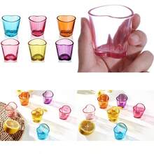 Heart Shot Glasses Set, Shot Glass Cute For Bar Cart Accessories 1.5oz 6 - Rainbow - View 1
