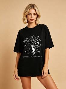 Women T-Shirts - 黑色 - 查看 6