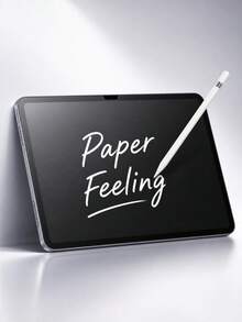 1pc Paper-Like Matte Screen Protector, Compatible With IPad, Made Of PET Material, Anti-Glare, Provides A Natural Paper-Like Writing Experience, High Sensitivity, Anti-Fingerprint, Low Reflection, Supports Drawing, Compatible With IPad 11/10th Gen, 2025/2022 Pro, 2024 11-Inch, 10-Inch Mini, 7-Inch Air 13 And Other Models, Tablet Screen Protector Accessory - Clear - View 2