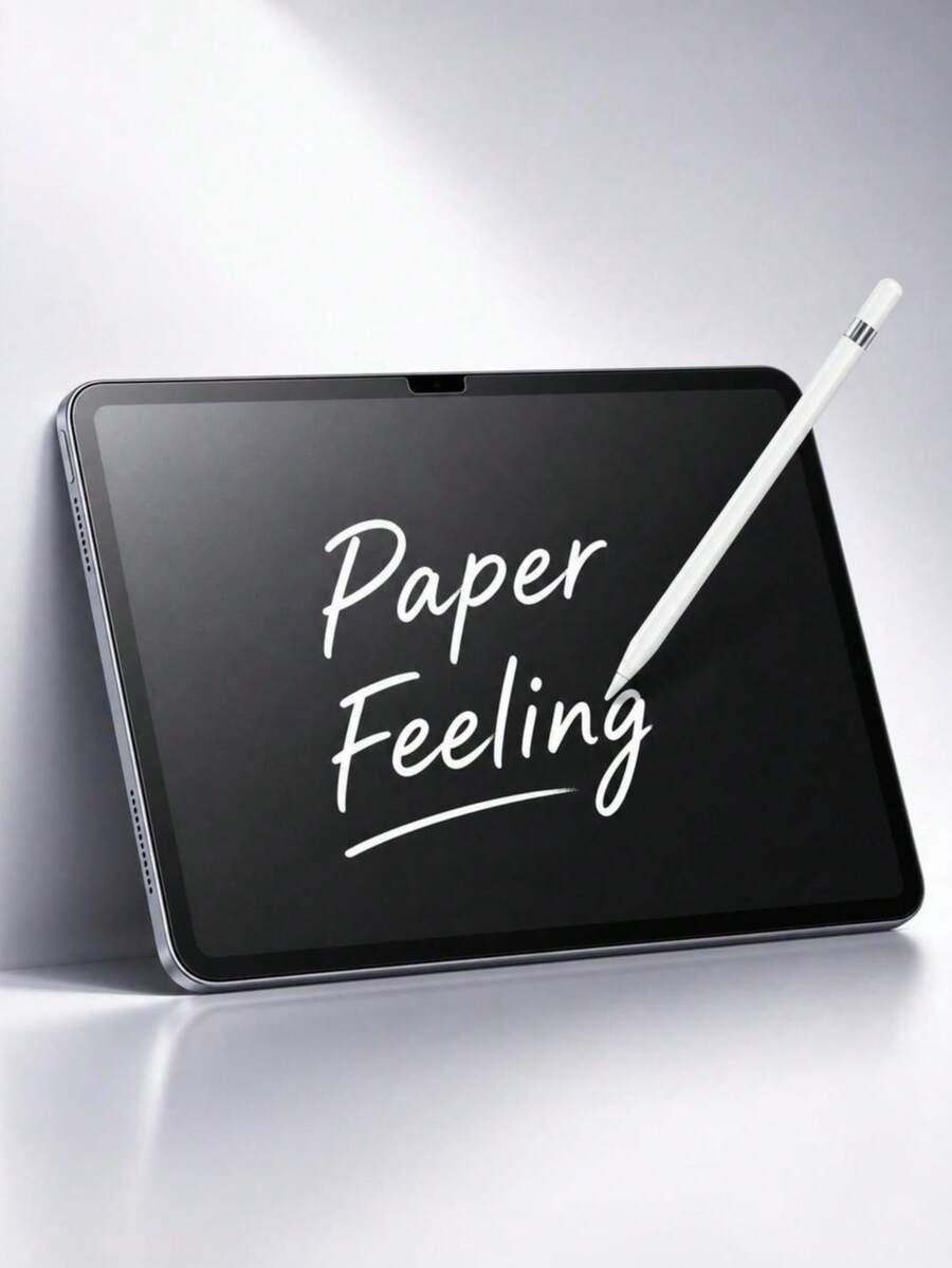 1pc Paper-Like Matte Screen Protector, Compatible With IPad, Made Of PET Material, Anti-Glare, Provides A Natural Paper-Like Writing Experience, High Sensitivity, Anti-Fingerprint, Low Reflection, Supports Drawing, Compatible With IPad 11/10th Gen, 2025/2022 Pro, 2024 11-Inch, 10-Inch Mini, 7-Inch Air 13 And Other Models, Tablet Screen Protector Accessory