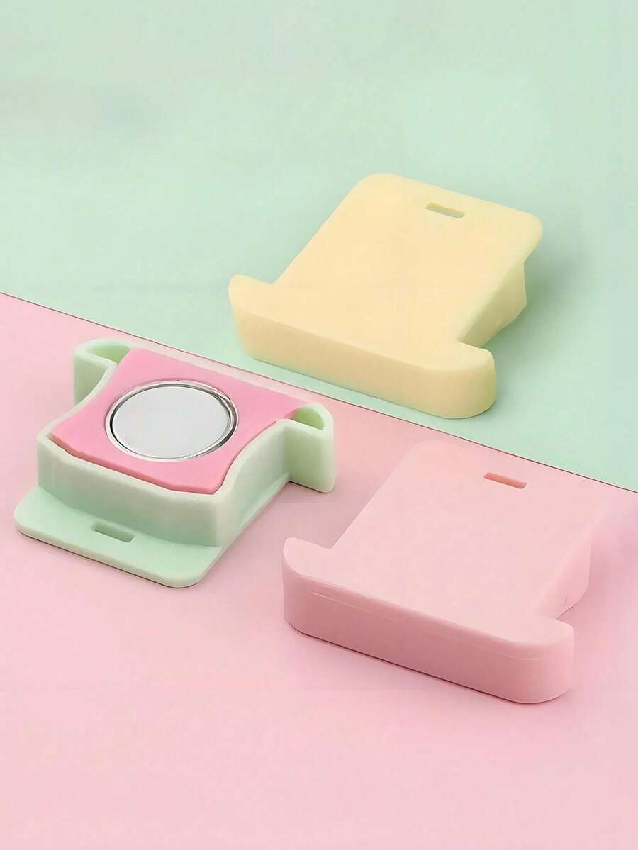 2pcs/Pack Multi-Function Magnetic Sewing Machine Guide, 1pc, With Anti-Curl Guard And Scale Positioner, Plastic Material, New Multi-Function Sewing Machine Tool, Polygonal Strong Magnetic Gauge, Edge Guide Sewing Accessory
