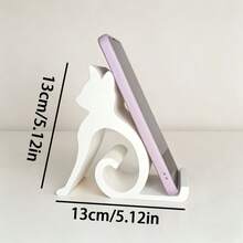 Cat Phone Stand, Suitable For All Phones And Tablets, For Bed, Office, Car Use, Cute Cat Design, Hands-Free Video Calling, Must-Have For Pet Lovers, Fun Cat Shaped Phone Holder - Multiple Styles - View 7