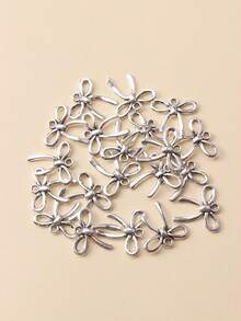 15pcs Jewelry DIY Making Materials Suitable For Necklace Pendant, Bracelet Charm Accessories, Daily DIY Bag Pendant - Bow Charm - View 1