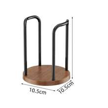 1 pieza Dispensador de vasos de plástico multicapa, organizador de almacenamiento de vasos de papel ligero con almacenamiento de llaves, estante portavasos para cocina del hogar, escritorio, oficina, cafetería, baño, spa - Multicolor - Ver 8