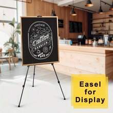 1PC Easel Stand For Sign And Painting: Art Portable Adjustable Metal Tripod Easels For Display Height From 17 To 66 Inch -Canvas Stand For Table-Top/Floor Paint For Artists Adult Holder Or Teen - Multicolor - View 9