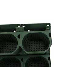 YUNRUX Wall Planter, Wall-Mounted Flower Pot Holder, Wall-Mounted Planter With 36 Pots - A - View 3