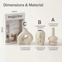 Alien-Shaped 3D Printed PLA Plastic Decorative Vase, Matte Finish, Suitable For Wabi-Sabi Style Home Desktop Decor, Dried Flower Arrangement And Home Furnishing - Multicolor - View 4