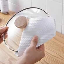 Non-Woven Disposable Cleaning Cloths Rags For Household Kitchen Dishwashing Scouring Pads Dishcloths Wipes Towels Cleaner Tools - A - View 5