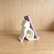 Cat Phone Stand, Suitable For All Phones And Tablets, For Bed, Office, Car Use, Cute Cat Design, Hands-Free Video Calling, Must-Have For Pet Lovers, Fun Cat Shaped Phone Holder - Multiple Styles - View 2