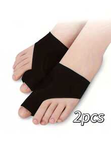2pcs Toe Protection Set: Unisex Nighttime And Home Foot Care Tools - Hand Washable - Toe Friction Separator, Suitable For Runners, Easy To Wear Foot Protection Set - A - View 12