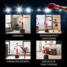 HOMCOM Punching Bags & Sand Bags - Red - View 5