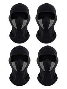 1/2/3/4/5pcs Mesh Breathable Full Face Balaclava, Ventilated Windproof Dustproof Motorcycle Helmet Liner Mask, Sweat-Absorbing Riding Neck Warmer Headgear, Suitable For Motorcycle And Racing - Multicolor - View 13