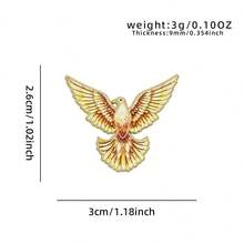 1/5 Vintage European Style Figure & Bird Brooch, Exquisite Enamel Metal Pin, Niche Versatile Badge Accessory For Clothes And Backpacks - Multicolor - View 12