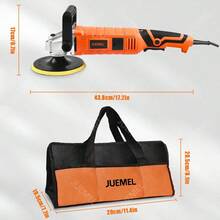 Pulidora Eléctricas Para Autos Pulido Lijado 6´´ 1400w Juemel - Tipo de Enchufe B USA (110-127V) - Ver 7