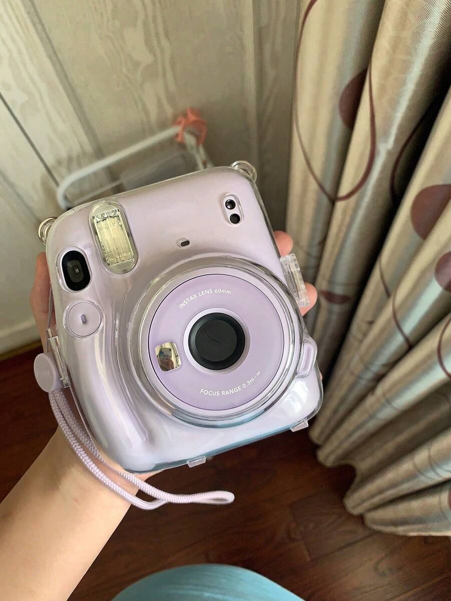 Mini 12/11 Digital Camera Bag, Instant Camera Protective Case, Camera Storage Bag, Suitable For Outdoor Scenes, Beach, Vacation And Ocean Park (Camera Not Included) Back To School Essential Supplies, Camera Sticker Book, Halloween - View 1