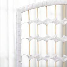 4 Panel Room Divider, 5.6 Ft Folding Privacy Screen, Wave Fiber Freestanding Partition, Modern Decorative Wall Separator For Living Room, Bedroom, Office, White-XY846578 - 1 - View 3