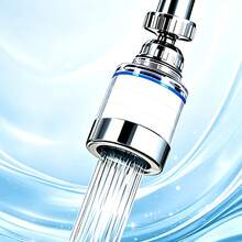 7pcs/Set Kitchen Faucet Filter Aerator, With 5 Replacement Filters And 1 Roll Of Sealing Tape, Soft Water Flow Anti-Splash, Fits Most Kitchen Faucets, Easy Installation, Essential Accessory For Washing Vegetables And Dishes At Home - Multicolor - View 5