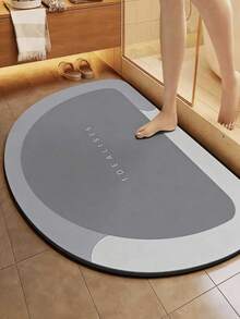 1pc Waterproof Anti-Slip Bathroom Mat, Bathroom Or Kitchen Rug, Quick Dry, Suitable For Hallway, Bedside, Shower Room, Laundry Room And Entryway. Perfect For Holiday Gifts And Family Gatherings. Essential Non-Slip Decor For Halloween Or Christmas Home Parties - Multicolor - View 14