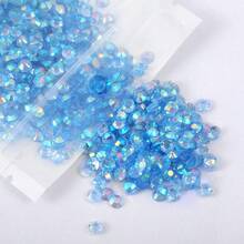 YONGNING 多色透明 AB 樹脂非熱熔水鑽 3-5mm 平底樹脂水晶 DIY 裝飾套組 - 3mm 3100pcs - 查看 3