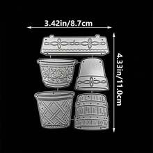 3D Card Cutting Die Flower Birthday Waterfall Flap Shutters Card Embossing Metal Dies Cut For DIY Scrapbooking Album Decorative Paper Crafting Card Making - MC1492 - View 3