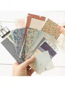 Vintage Floral Manual Decorative Paper DIY Collage Memo Paper - Multiple Styles - View 3