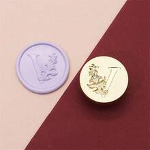 26 Letters Embossed Wax Seal Stamp Heads, Initial Wax Seal Stamps, Thickened Brass Wax Seal Stamps - Alphabet Stamp - View 21