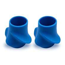 2pcs Tennis Racket Grip Posture Corrector Shock Absorbing Sleeve, Silicone Anti-Slip Handle Cover, Swing Posture Correction Pad, Suitable For Beginner Tennis Training Accessories - Multicolor - View 7