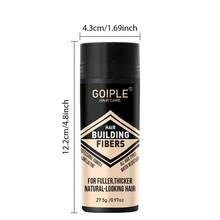 GOIPLE 27.5g Polvo de Fibra Capilar, Invisible, Resistente al Sudor, de Larga Duración, Rellena el Cabello Fino o Enrarecido, Crea Instantáneamente una Apariencia Natural - 0,97 onzas/27,5g - Ver 11