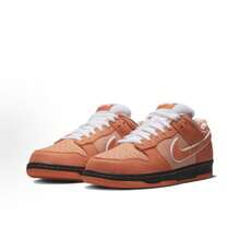 Nike SB Dunk Low Concepts QS Special Lobster Edition Premium Suede Skate Sneakers Zoom Air Cushioning Unisex Grail Streetwear Shoes - Orange - View 3