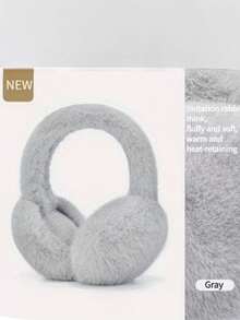 1pc Winter Ear Warmer, Warm Plush Thickened Ear Muffs - Foldable Storage Heat-Insulating Cute Windproof Ear Covers, Suitable For Men And Women - Multicolor - View 5