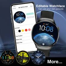 Reloj inteligente multifuncional con llamada inalámbrica, control de cámara, reproducción de música, fondo de pantalla personalizable, seguimiento de actividad física, diseñado para usuarios de teléfonos inteligentes Android/iOS, regalo ideal - Multicolor - Ver 7