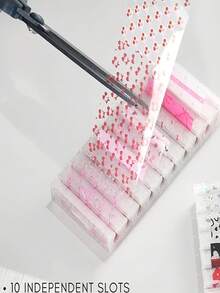 New Nail Art/10-Slot Mini Portable Transfer Paper Storage Box/Organizer Tool Case - Single Piece - View 9