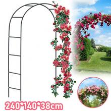 Wedding Rose Archway, Steel Garden Trellis Arch, Plant Support Rack For Roses, Grape Vines & Climbing Plants, Sturdy Metal Frame For Garden, Yard, Lawn & Wedding Decor - A - View 8