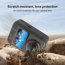 For Osmo 360 PULUZ Optical Tempered Glass Cover Protective Lens Guard (Black) - View 7