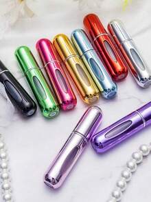 1pc Travel Perfume Bottle, Travel Essential, 5ml Refillable Travel Spray Atomizer, Portable Lightweight Durable Fashionable, Suitable For Home Use, Mini Perfume, Travel Bottle Set, Spray Bottles - Multicolor - View 5