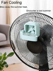 1 Set [5pcs] Portable Cooling Fan, No Electricity Required For Fast Cooling, Easy Installation For Home/Office/Outdoor, Office, Outdoor - Multicolor - View 3