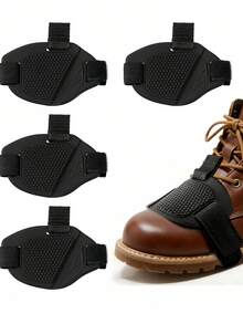 Motorcycle Gear Shift Shoe Cover Pad Riding Gear Shift Lever Pad Honeycomb Anti-Slip Shoe Face Protective Cover Gear Shift Boot Cover Gear Shift Boot Protector Cycling Gear For Bicycles Motorcycles Cycling Enthusiasts Cycling Equipment - Multicolor - View 8