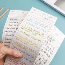 50 Sheets Simple Mini Long Size Pocket Notebook, Portable Student Notepad For School Office Daily Note Taking Journal Memo Planner Stationery Supplies - one-size - View 7