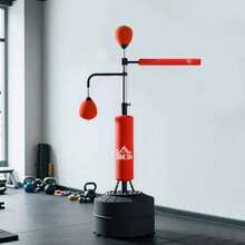 HOMCOM Punching Bags & Sand Bags - Red - View 8