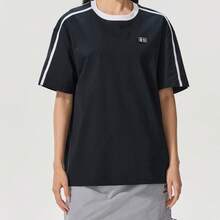 CAMEL CROWN Three-Proof T-Shirt, Highly Breathable Outdoor Short-Sleeved Casual Top For Couples, Spring And Summer, Shoulder-Covering. - Phantom Black - View 5