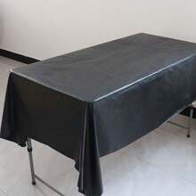 1pc Plastic Tablecloth, 54 X 108 Inch Disposable Tablecloth, Suitable For Parties, Picnics And Weddings, Rectangular, Multiple Colors Available - Square Tablecloth - View 13