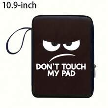 Don'T Touch My Pad Lanyard Portable Anti-Fall Anti-Shock Zipper Closure Easy Fashion 10.9Inch/12.9Inch For Ipad Pouch Daily Commute Office Universal - Multicolor - View 17