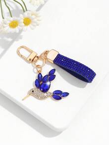 1pc Fashionable European And American Luxury High-End Exquisite Creative Versatile Bird Hummingbird Keychain Bag Pendant Accessory, Suitable For Women's Car Key Bag Pendant Accessory And Holiday Gift - Multicolor - View 11