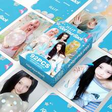 124張/92張 MAMIHLAPINATAPAI Lomo卡 92張K-Pop小卡套組 Yunah Minju Moka Wonhee Iroha 專輯相片貼紙 粉絲收藏禮盒 單張專輯「NOT CUTE ANYMORE」全息星光相卡 LOMO卡，Star K-POP周邊LOMO小卡，雷射收藏卡，貼紙，雙面高清彩色印刷相卡 賀卡 書籤 - 彩色 - 查看 18