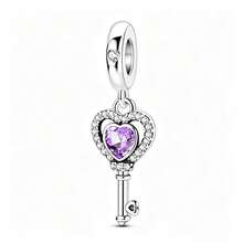 1pc Multi-Element Series Natural Gothic Dragonfly Mushroom Skeleton Heart Key Angel Wings Charm, Suitable For European DIY Snake Bracelet Necklace, Daily Commute Layering, Halloween Dark Style, Niche Subculture, Halloween Outfit, Sweet Girl Style Bracelet Accessory - Silver - View 16