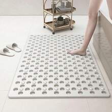 1pc Non-Slip Bathroom Mat With Suction Cups, Round Hollow Design And Massage Rings, Quick Drainage, Suitable For Shower Room, Hotel Bathroom, Toilet And Bathtub, Back To School Essential, Great Gift Choice - Non-slip Massage Mat - View 5