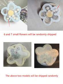 可爱花朵元素推拉支架 1个装 绿色叶子花朵猫爪摇摆音乐磁吸手机支架，可伸缩便携桌面支架，高端磁吸手机支架，手机配件，旅行必备春季礼物 - 彩色 - 查看 11