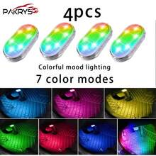 PAKRYS 2个LED汽车内饰灯，带触摸感应器，强力胶或磁吸式安装，多种颜色可选（白、蓝、绿、紫），便携式阅读及车顶装饰灯 - 磁吸款-均碼 - 查看 16